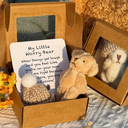 ⏰Final 3 Hours: Only $9.99🎉🎁Handmade Mini Plush Teddy Bear in Box