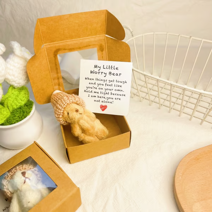 ⏰Final 3 Hours: Only $9.99🎉🎁Handmade Mini Plush Teddy Bear in Box