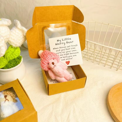 ⏰Final 3 Hours: Only $9.99🎉🎁Handmade Mini Plush Teddy Bear in Box