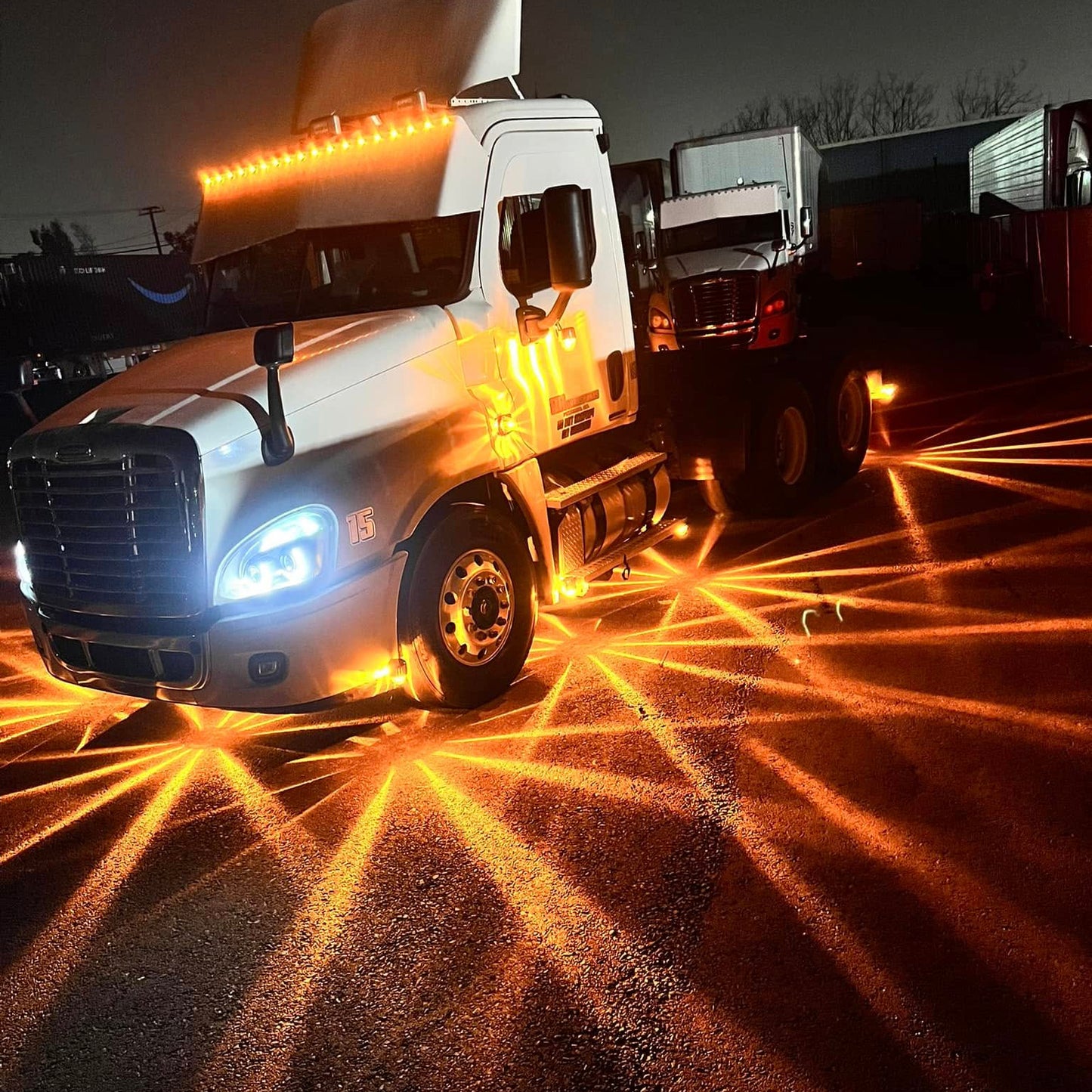 LED Watermelon Light Indicator Side Marker Signal Light Suitable For All Trucks, Trailers, Construction Vehicles, Pickup Trucks, Off-Road Vehicles, Etc.