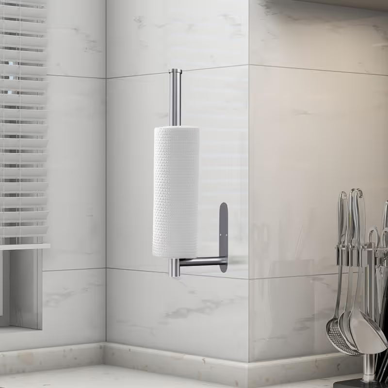 🧻Under Cabinet Paper Towel Holder – Declutter Your Kitchen Counter in Seconds ✨