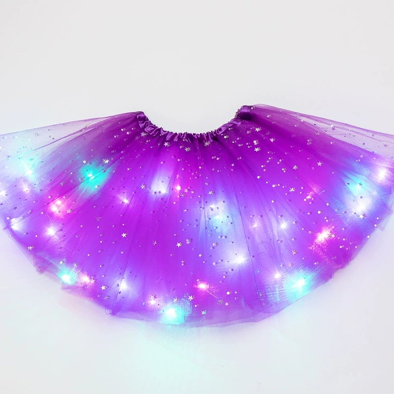 Final Clearance!🌟 Princess Glow LED Skirt | Soft, Safe & Stretchy for All-Day Play– Last Chance at This Price! 🔥🔥Buy 2 Get 10% Off