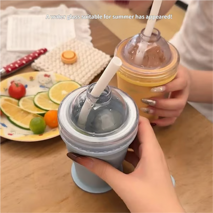 🔥Recent Offer: 49%Off🔥-2-in-1 Foldable Silicone Ice Ball Maker Cup