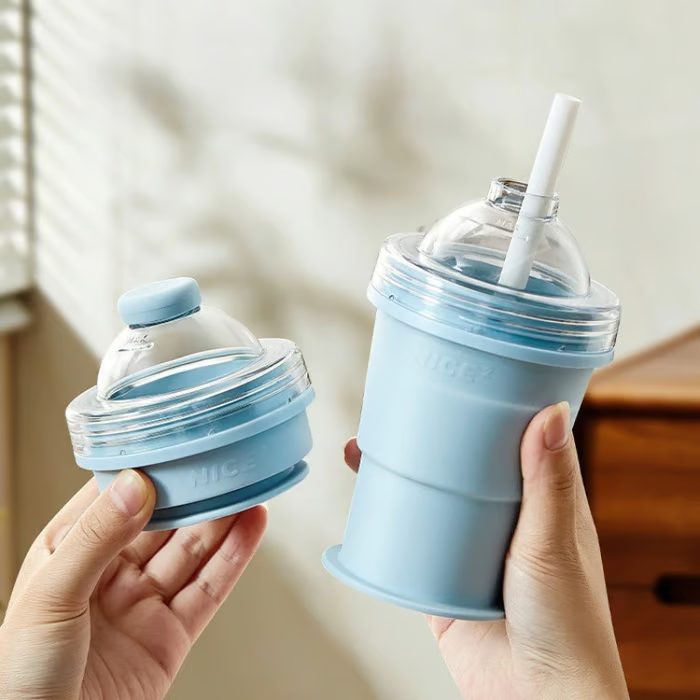 🔥Recent Offer: 49%Off🔥-2-in-1 Foldable Silicone Ice Ball Maker Cup