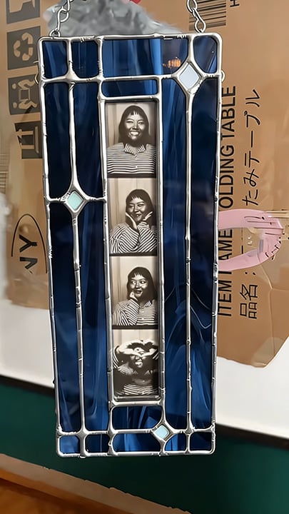 ✨Handmade Stained Acrylic Photobooth Frame