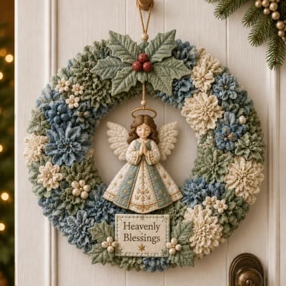 Free Shipping🎉49%OFF🎄 3D Fabric Poke Wreath DIY Kit
