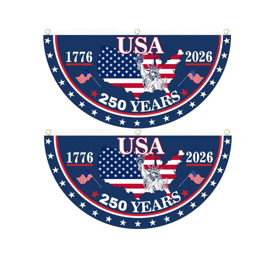 🎇 250th Anniversary USA Fan Flag 🇺🇸 | ✨Buy 1 Get 1 Free