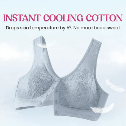 Posy Bra - Front Closure Breathable Cotton Lifting Bra for Seniors