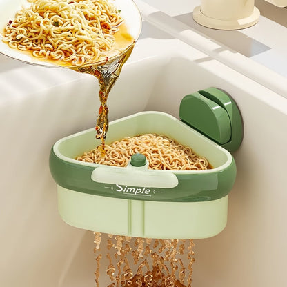 🔥Suction Cup Sink Corner Rack