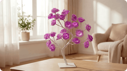 📢📢70% OFF!!⏰🌹Rose Flower Design Tree Night Light🌟