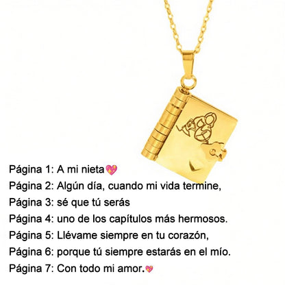 💖 Love Letter Heart Necklace – A Timeless Gift of Love