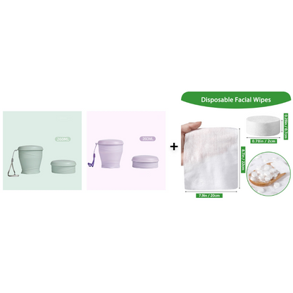 🔥Limited-time offer – 50% off🔥Collapsible Silicone Travel Cup with Lid