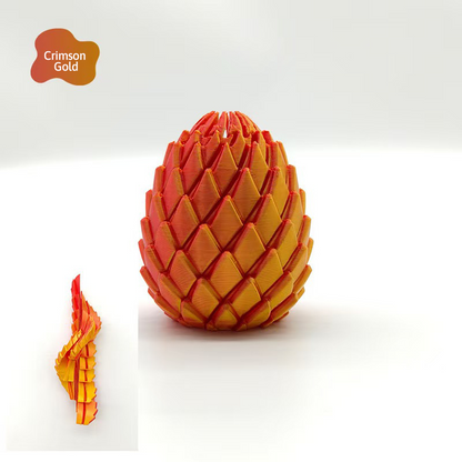 🎁3D-printed dragon egg🦖 = the ultimate stress reliever: just give it a twist, and your stress melts away 🔄
