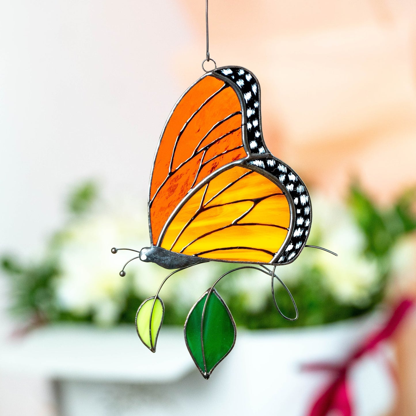 【Mother's Day Pre-Sale 50% OFF】Handmade Butterfly Stained Window Hangings