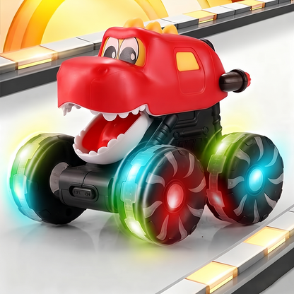 🦖🚙Press & Go Dinosaur Toy Car With Lights🎁