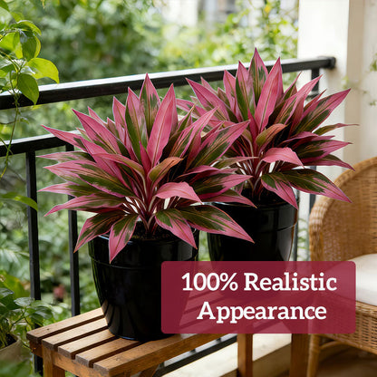 🔥Hot Sale🌿 Artificial Cordyline Ti Plant | Faux Red Ti Leaf Tropical Decor