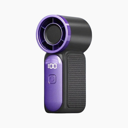 ✨ Mini Pocket Fan with LED Screen – Powerful Portable Cooling