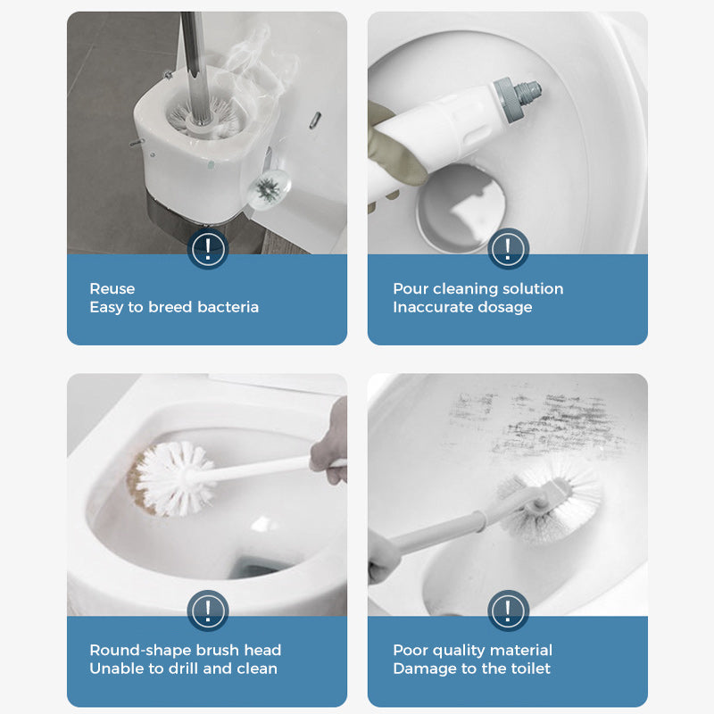 ⚡Hot Sale 🔥Disposable Toilet Cleaning System – Hygienic One-Click Cleaning, No Residue Left, Easy to Use & Disposable 🧼