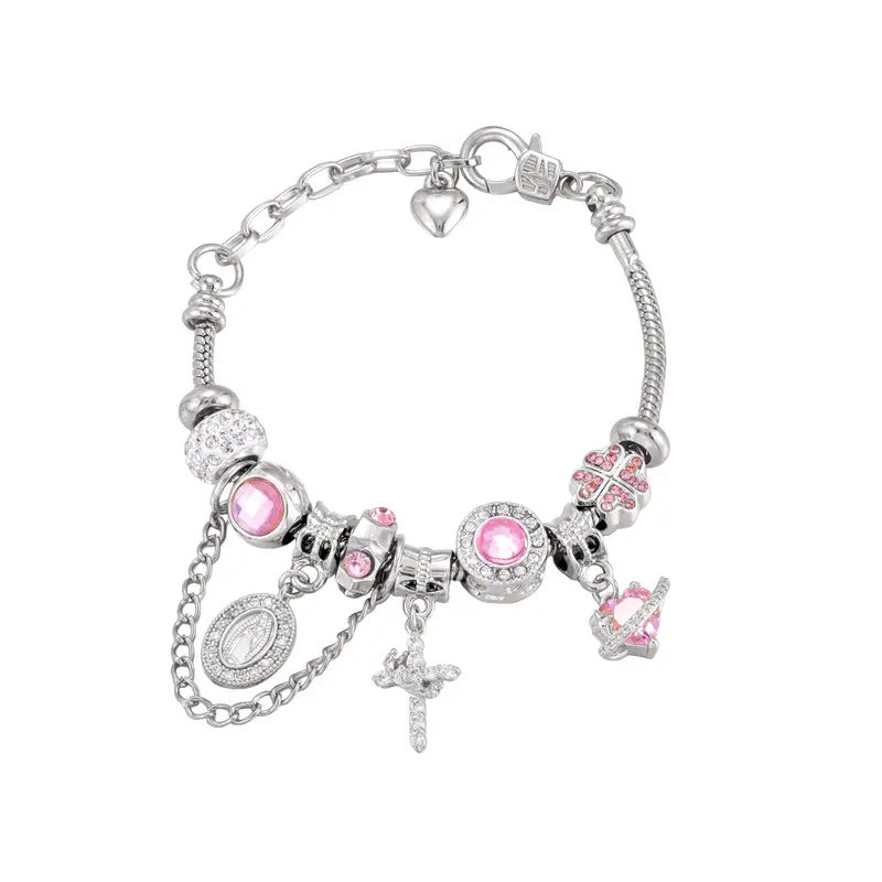 ✨2026 New Model🔥Vintage Virgin Mary Beaded Bracelet