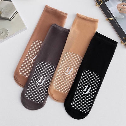 🔥🔥Invisible, Slip-resistant Crystal Silk Socks
