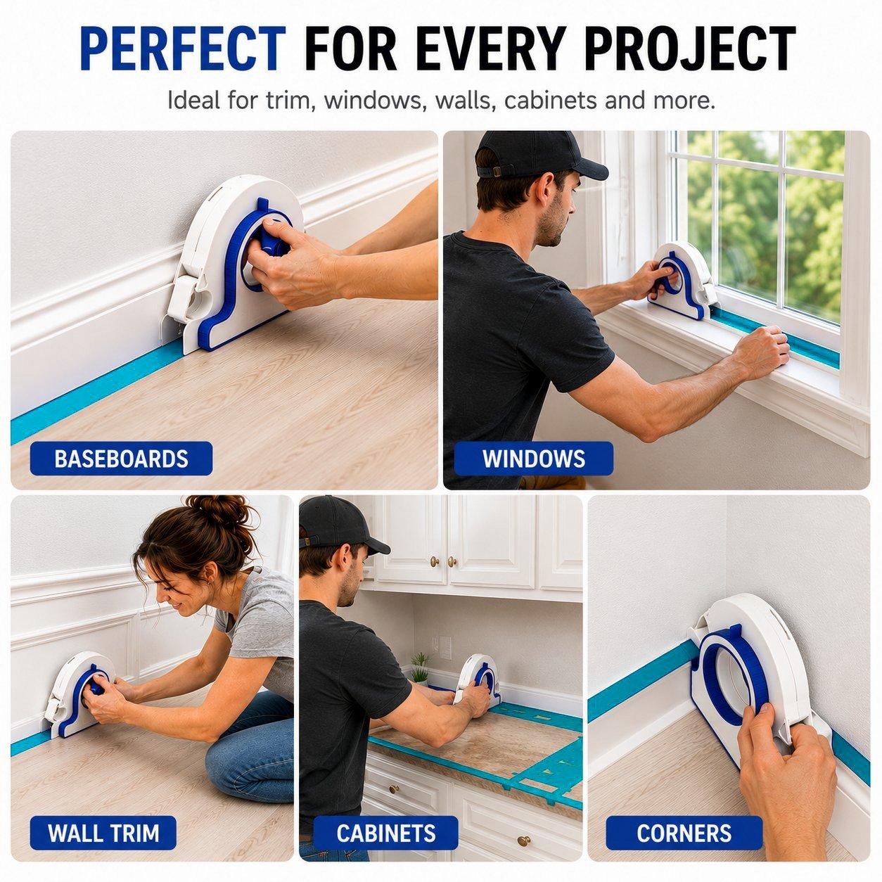 🏠High-efficiency Painter Masking Tape Applicator
