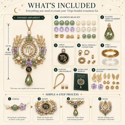 ✨ Zodiac Blessing Beaded Ornament DIY Kit