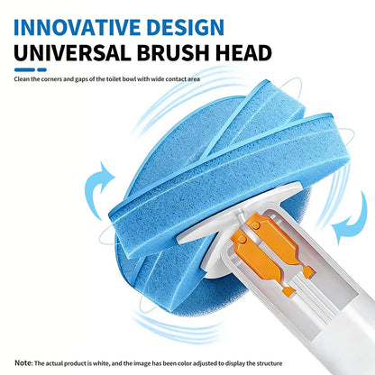 🚽 Disposable Toilet Brush System with Replaceable Cleaning Refills ✨