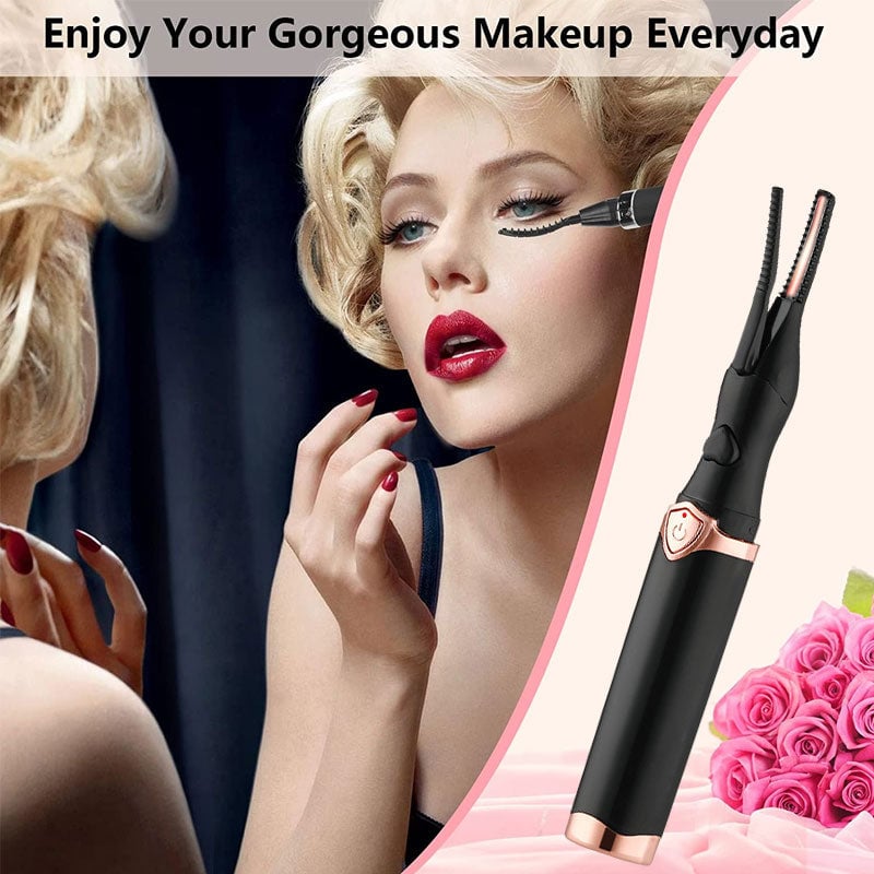 Electric Eyelash Curler for Instant Glam ✨ Blink & Dazzle!