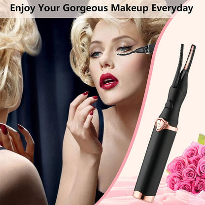 Electric Eyelash Curler for Instant Glam ✨ Blink & Dazzle!