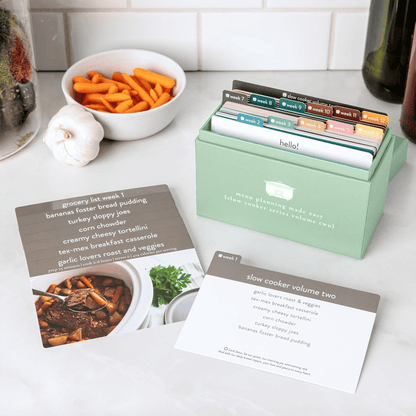 🍽️ Meal Planning Kit with 72 Photo Recipe Cards(Without a gift or present.)