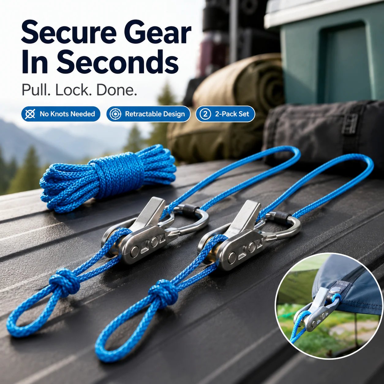 🥳Retractable Buckle Rope