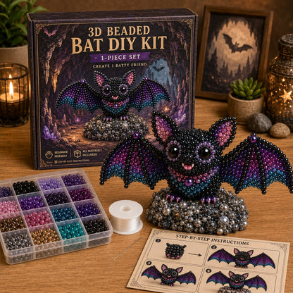 🔥🧵✨ Tiny 3D Beaded Animal DIY Kit(Unfinished Product)