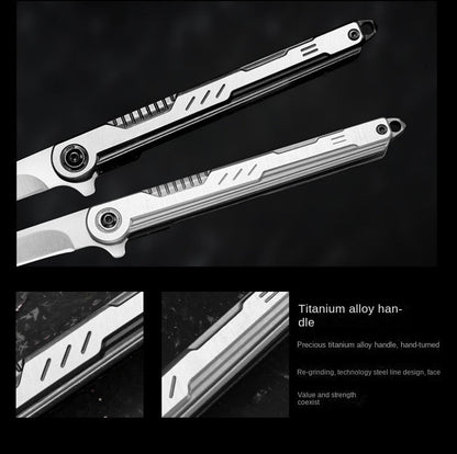 🔪 M390 Titanium Folding Knife