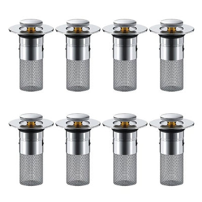 Sink Drain Strainer – Buy 2 Get 1 FREE! 🚫✨ Clog-Free Drain in Seconds!