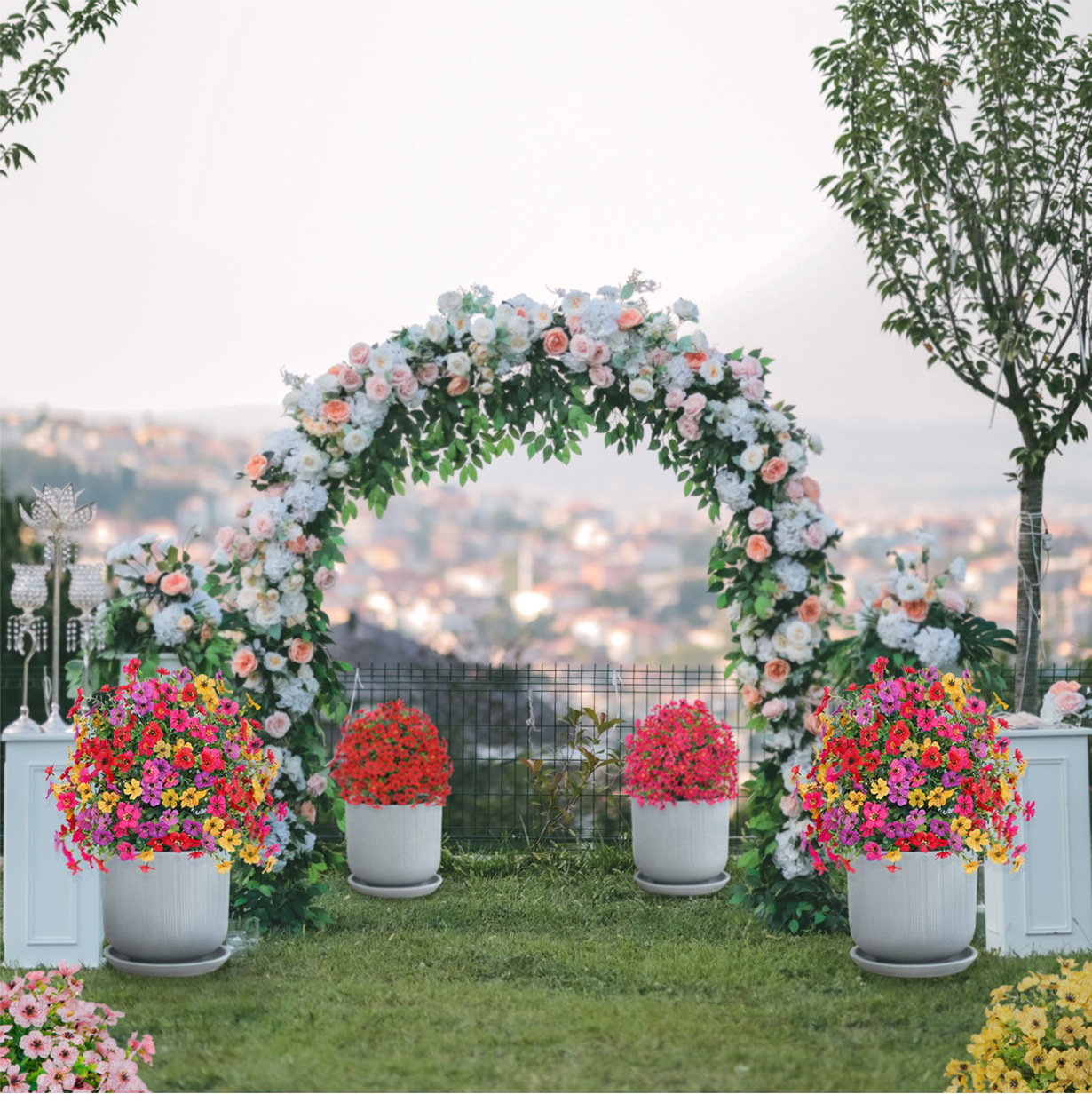 🎁 Last Day Sale - 50% Off 🔥Outdoor/Indoor UV Resistant & Waterproof Artificial Flower Decor🌱