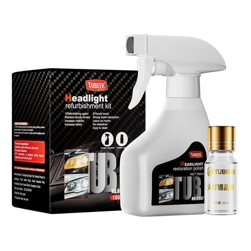 🚘Automotive Headlamp Restoration Fluid Kit