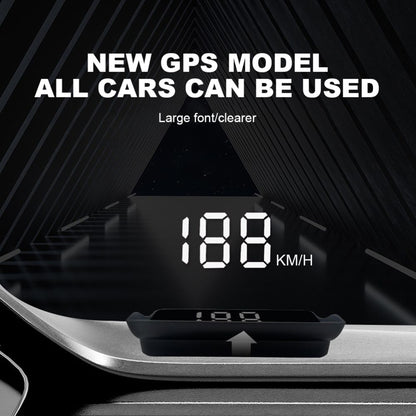GPS Head-Up Display for Cars – Digital MPH Speedometer with HUD Projection