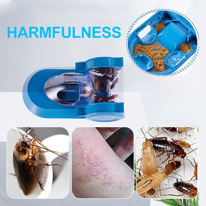 🥳2026 HOT SALE🥳💞50K+ SOLD!🪳🛡️ ! Household Cockroach Trap – Powerful bait, enclosed design. Reusable, eco‑friendly. Keep kitchen pest‑free. ✨🍽️