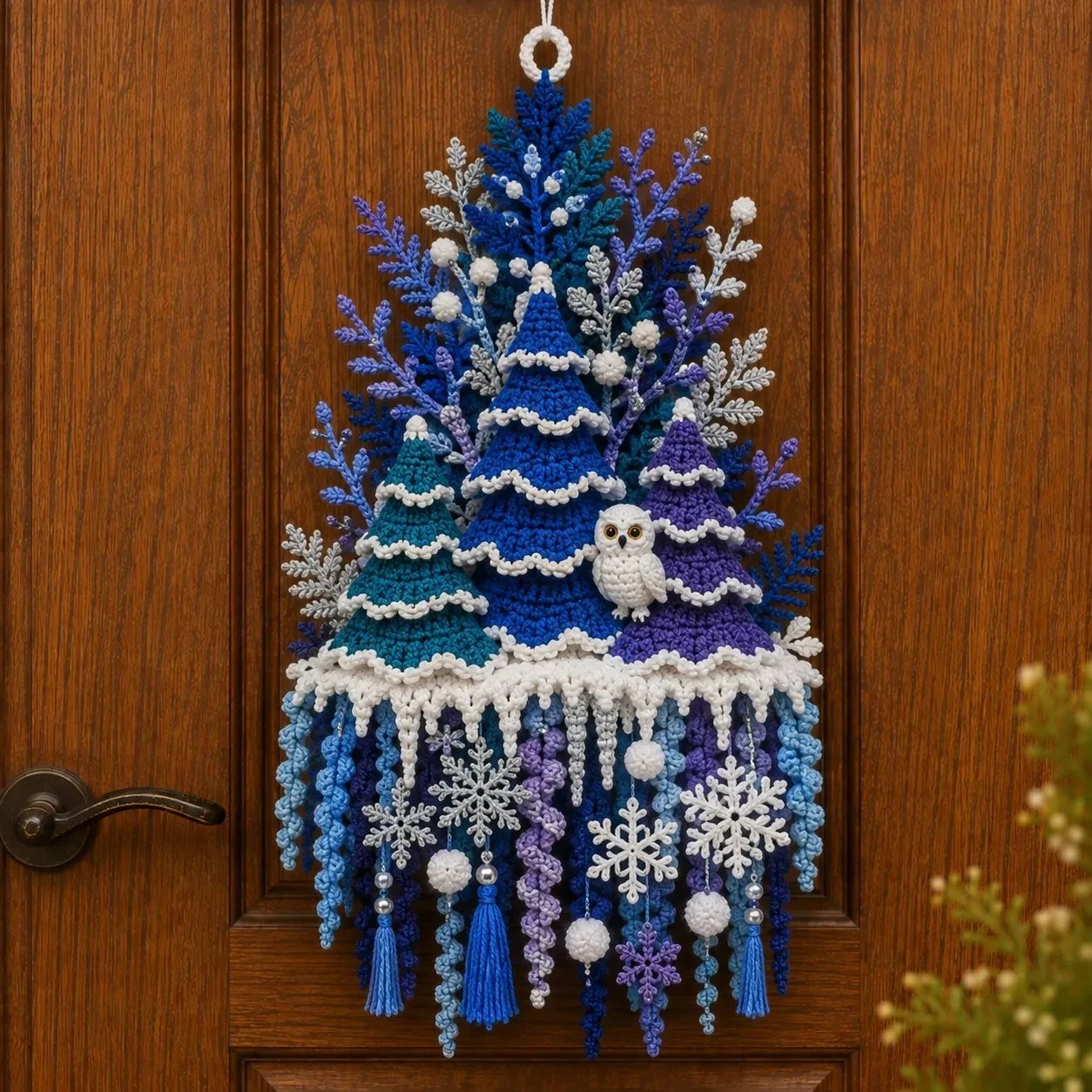 🔥 HOT SALE 🔥⏳ New Arrival 49% OFF – 🧶 DIY Seasonal 3D Crochet Door Hanger Kit Collection | Coordinated Yarn, Filling, Accessories & Step-by-Step Instructions Included 💕