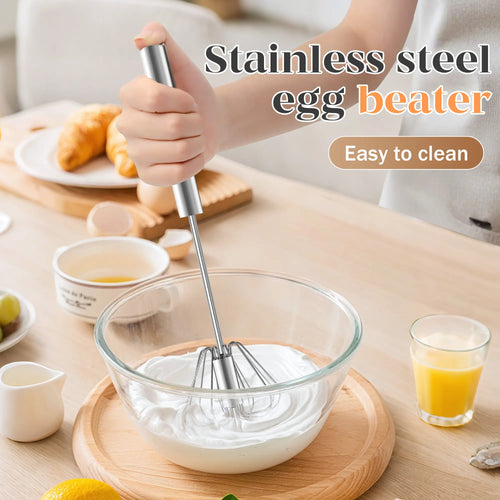 🔥  Stainless Steel Semi-Automatic Whisk