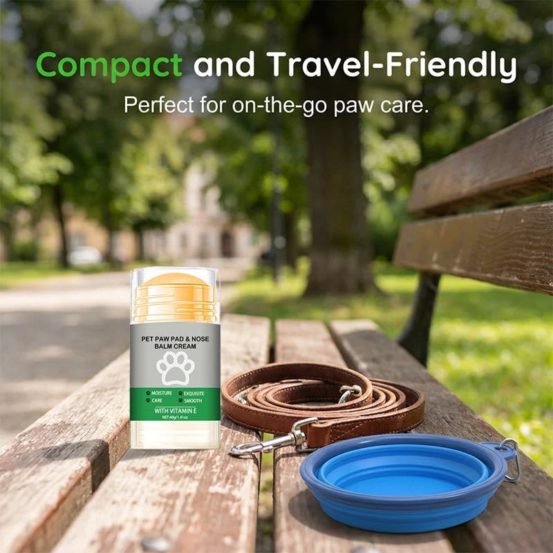 🔥Hot Sale 49% OFF🔥 Moisturizing Pet Paw Balm Stick – Coconut & Beeswax, Lick-Safe, No-Mess 🐾
