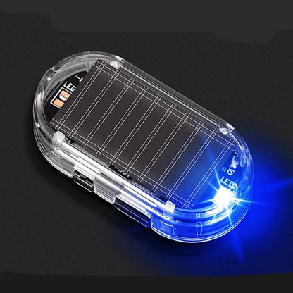 🚗 4-Pack Solar Car Security Warning Light – LED Theft Deterrent