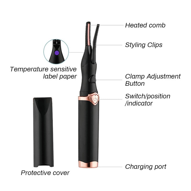 Electric Eyelash Curler for Instant Glam ✨ Blink & Dazzle!
