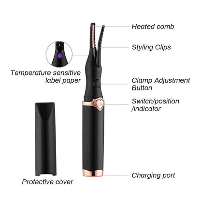 Electric Eyelash Curler for Instant Glam ✨ Blink & Dazzle!