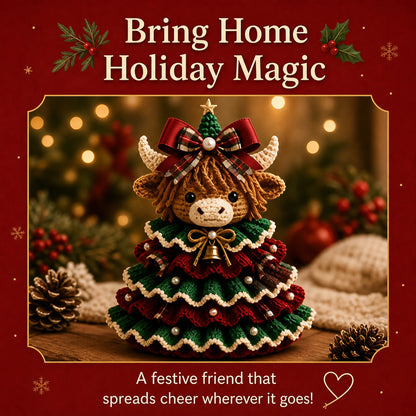 🔥LAST DAY 50% OFF - 🎄Crochet Animal Christmas Tree DIY Kit – Stitch a Little Christmas Magic