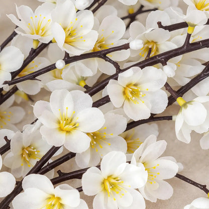 🌸 Artificial Plum Blossom Branches – Realistic Silk Flower Decor