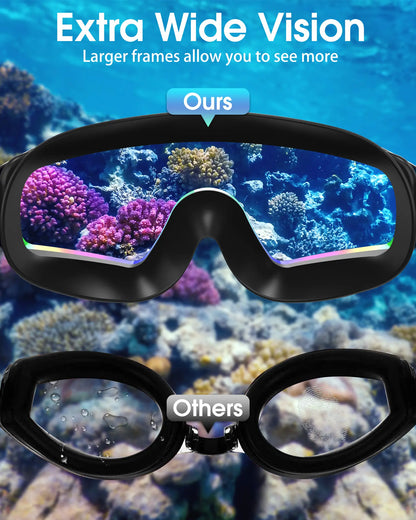 🏊‍♂️ Anti-Fog Swim Goggles – Comfortable Fit for Adults & Kids