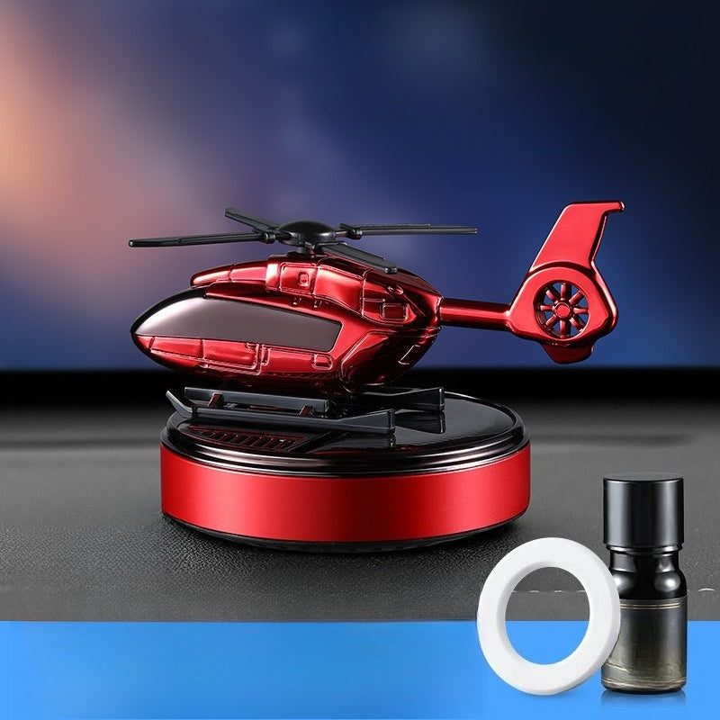 🚗 Solar Rotating Helicopter Car Diffuser – Automatic Spin & Long-Lasting Freshness ✨