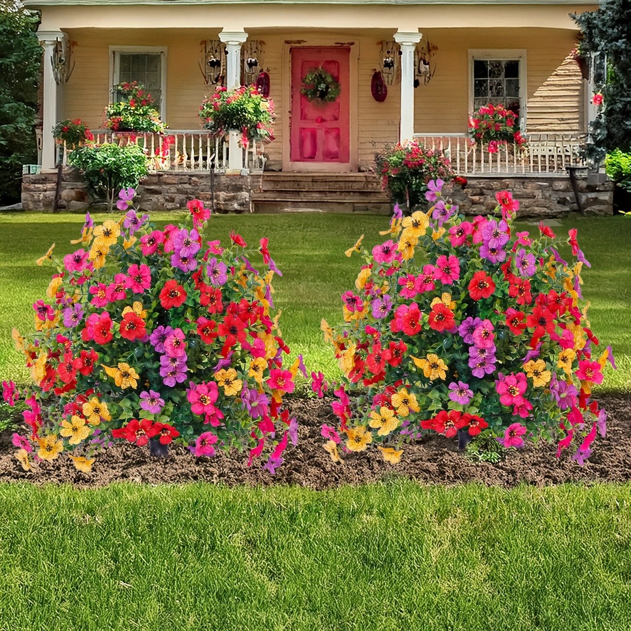 🎁 Last Day Sale - 50% Off 🔥Outdoor/Indoor UV Resistant & Waterproof Artificial Flower Decor🌱