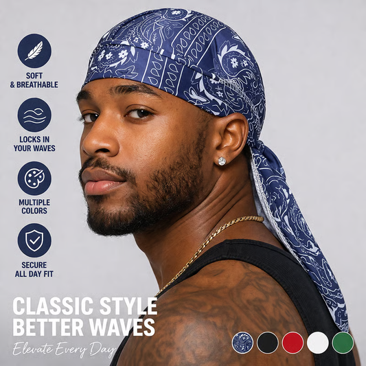 ❄️ Cooling Paisley Headscarf Cap – Stay Cool & Dry
